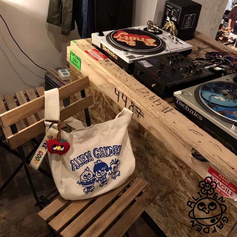 Túi Đeo Chéo Canvas Cỡ Lớn Dễ Phối Đồ Thời Trang Cho Nữ 2