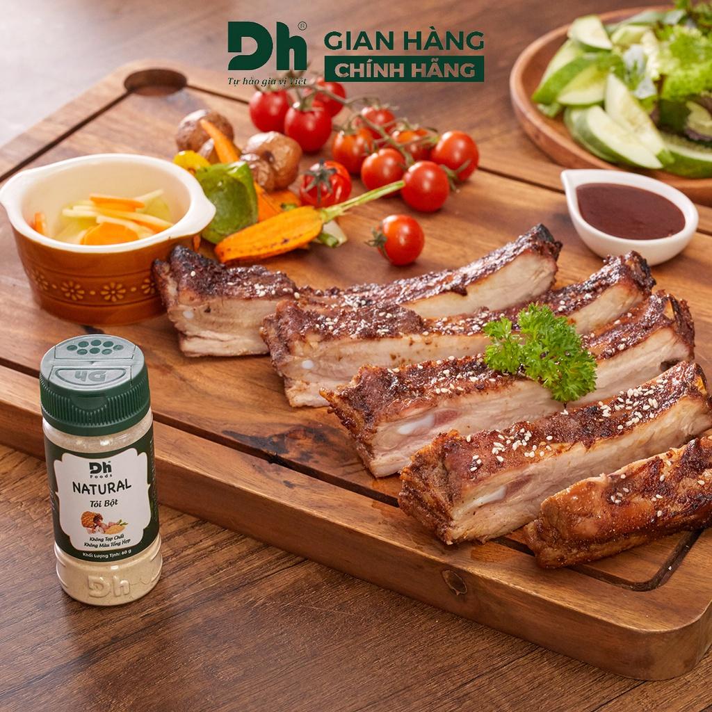 Gia vị tự nhiên bột sả nghệ gừng hành tỏi tiêu ớt quế điều đỏ DH Food Natural cho món ăn thơm ngon đậm vị