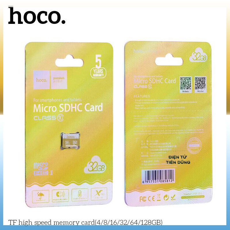 Thẻ nhớ hoco 4g 8g 16g 32g 64g hàng chạy được cho các camera | BigBuy360 - bigbuy360.vn