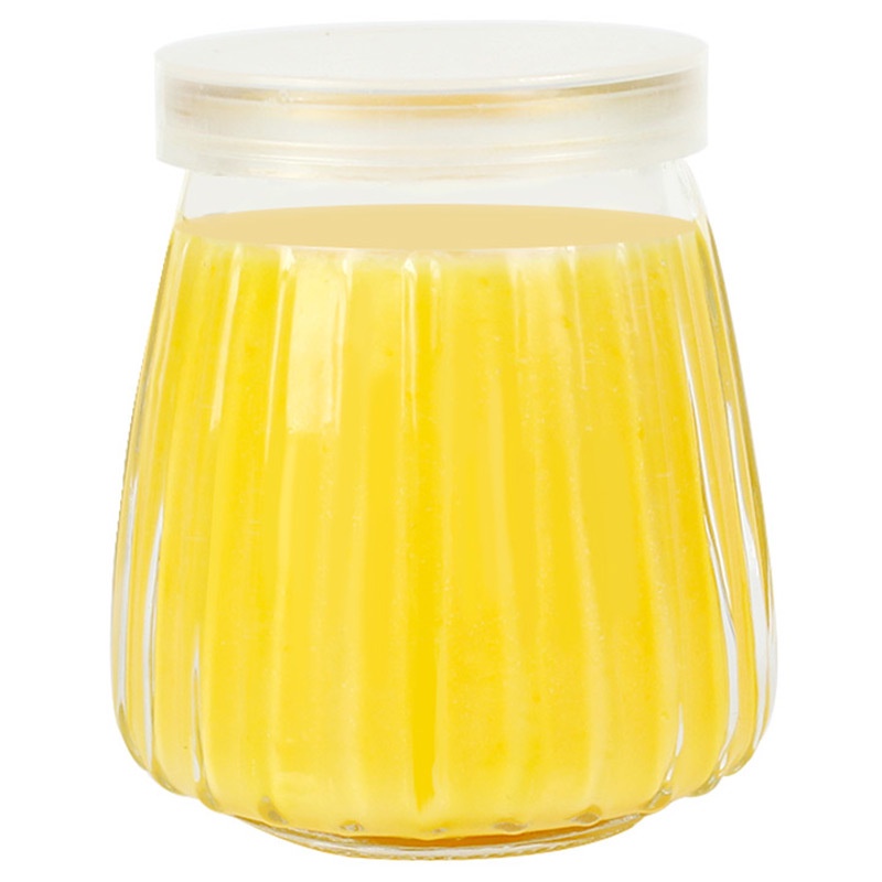 Bộ 10 Hũ Thủy Tinh Sọc Làm Sữa Chua 100ml, Hũ Lọ Yaourt, Lọ Pudding, Hủ Làm Sữa Chua, Caramen