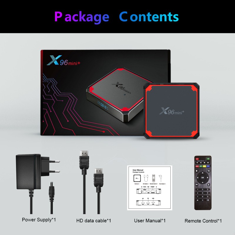 Tv Box X96 Mini + Android 9.0 Amlogic S905W4 Lõi Tứ Hỗ Trợ Wifi 2gb16gb Và Phụ Kiện