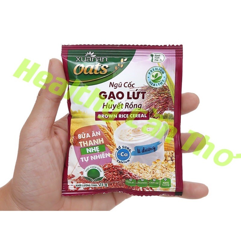 Ngũ cốc Gạo lứt Huyết Rồng Xuân An Gói 400gr- Tặng Kèm KM Ngẫu Nhiên | BigBuy360 - bigbuy360.vn