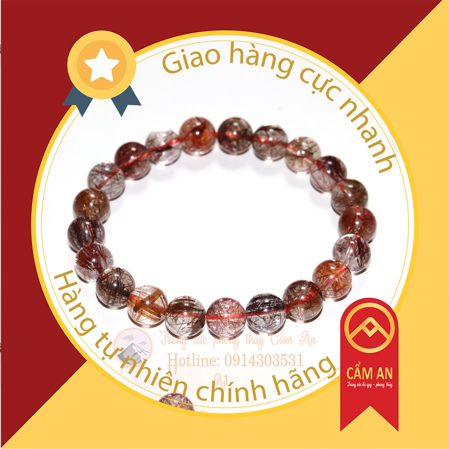 (Sale 1 sản phẩm duy nhất) Vòng tay tóc 10 ly cho nữ, hàng trong, đẹp, rất sang - Cẩm An