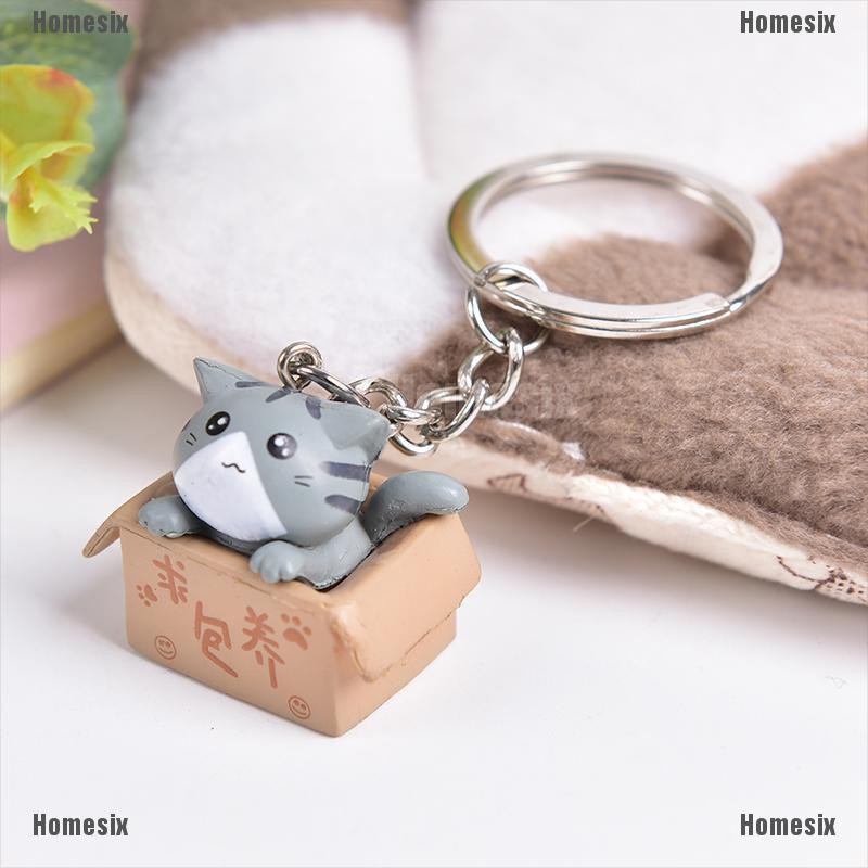 Móc Khóa Hình Mèo Mềm Mại Đáng Yêu YK