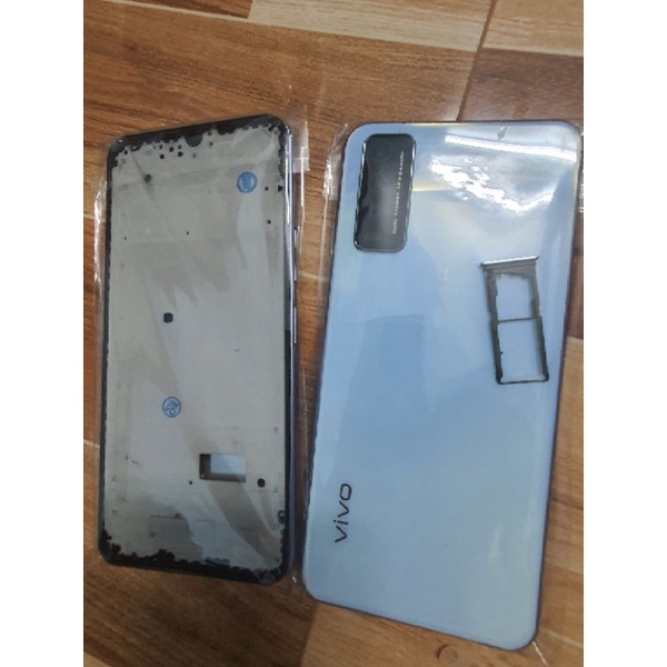Vỏ vivo y20 y20s y12s bộ có khay sim kính camera đẹp