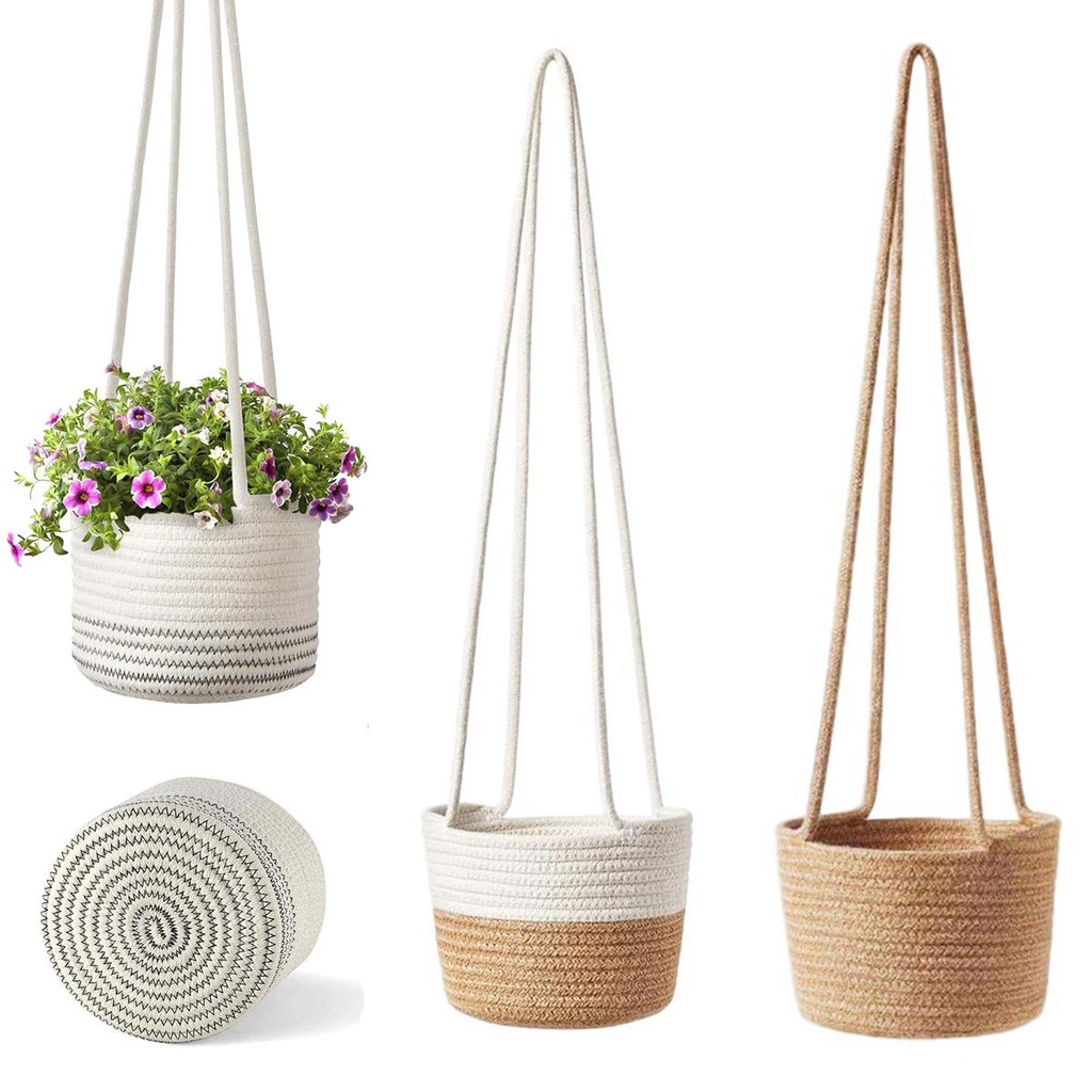 IVORY Dây Thừng Treo Chậu Hoa Trang Trí