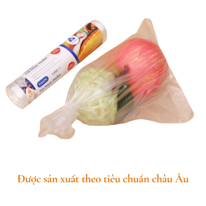 Túi đựng thực phẩm, bọc đựng thức ăn tự hủy sinh học, co giãn Inochi Shinsen Nhật Bản, an toàn tuyệt đối Vapu HCM