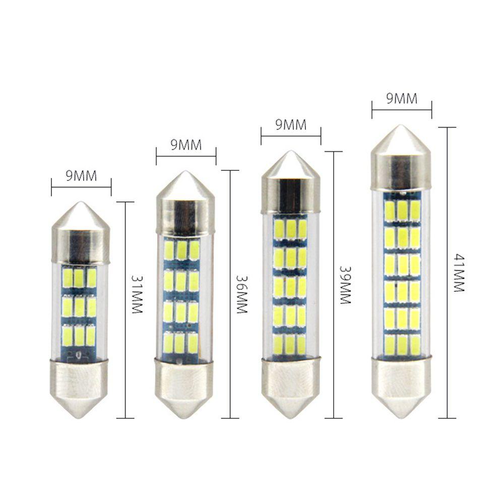 Set 4 Bóng Đèn LED 31 36 39 41MM 3014 Chuyên Dụng Cho Xe Hơi