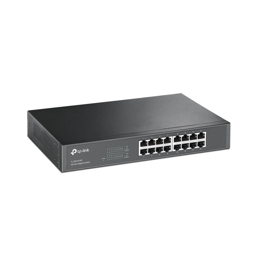 Bộ Chia Mạng 16 Cổng Giga TP-Link TL-SG1016D Vỏ Kim Loại - Switch 16 Port Gigabit 10/100/1000