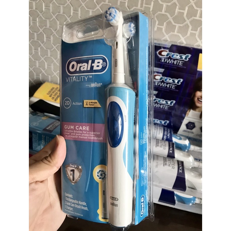 Bàn Chải Đánh Răng Điện Oral-B Vitality - Nhiều loại đầu