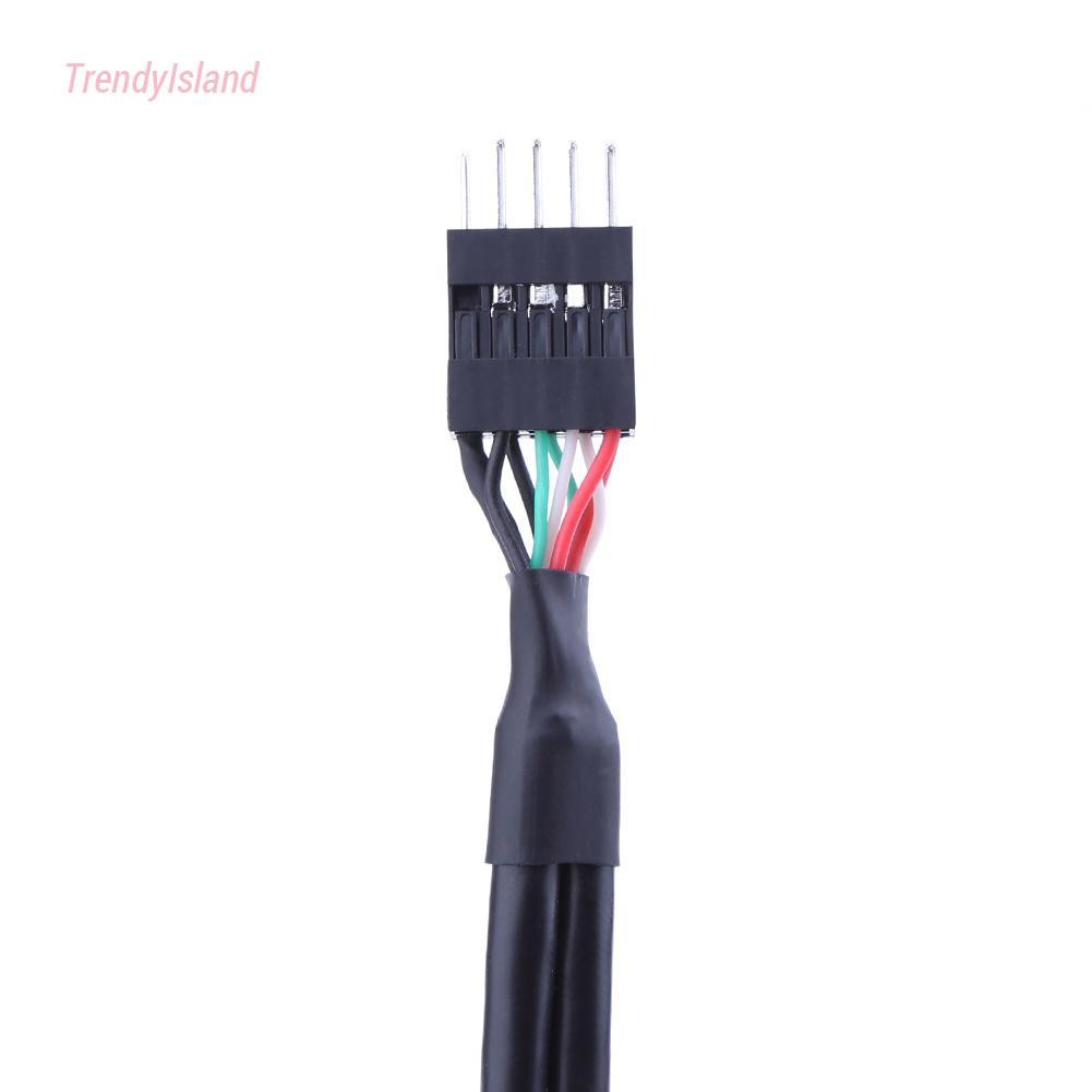 Dây Cáp Nối Dài 50cm Usb 2.0 9 Pin Male Sang 9 Pin Female