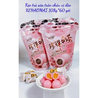 Kẹo trà sữa trân châu kehaomai các vị trung 18k/ 1 gói 108gr
