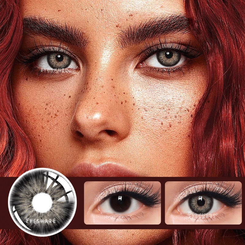 Set 2 kính áp tròng EYESHARE trang điểm mắt nhiều màu xinh xắn