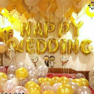 Set Bóng Bay Trang Trí Phòng Cưới, Trang Trí Phòng Tân Hôn Hàng có sẵn