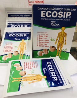 Cao dán thảo dược ECOSIP-gói 5 miếng