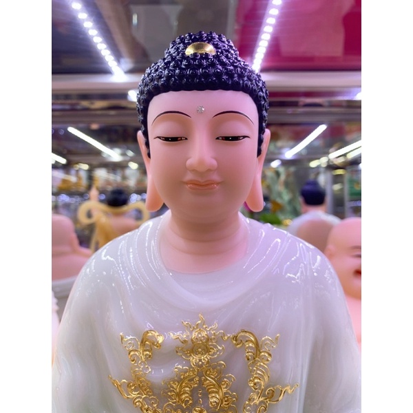 Tượng Phật Tổ - Tượng Bổn Sư Thích Ca ngồi trên đài sen bát giác - Thích Ca Mâu Ni
