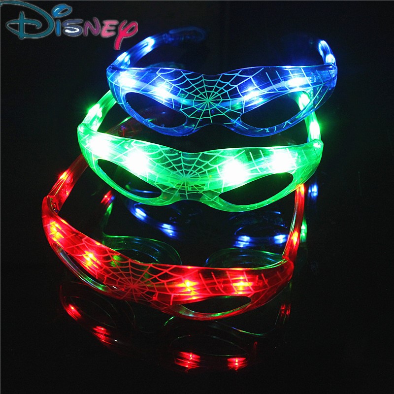 Kính Mát Có Đèn LED Phát Sáng Phong Cách Hoạt Hình Disney Spiderman Cho Bé Trai