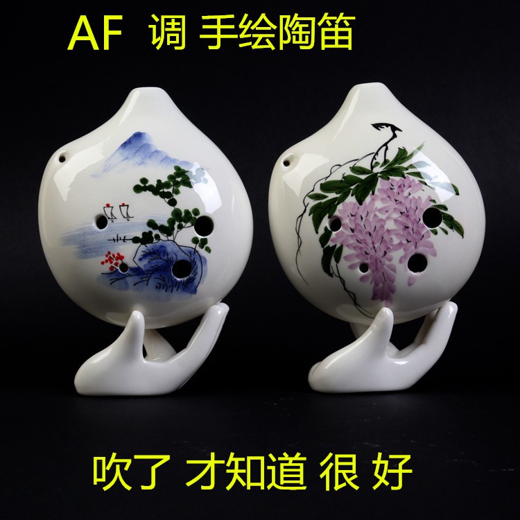 Mới Nhạc Cụ Kèn Ocarina 6 Lỗ Bằng Gốm Sứ Dành Cho Người Mới Bắt Đầu