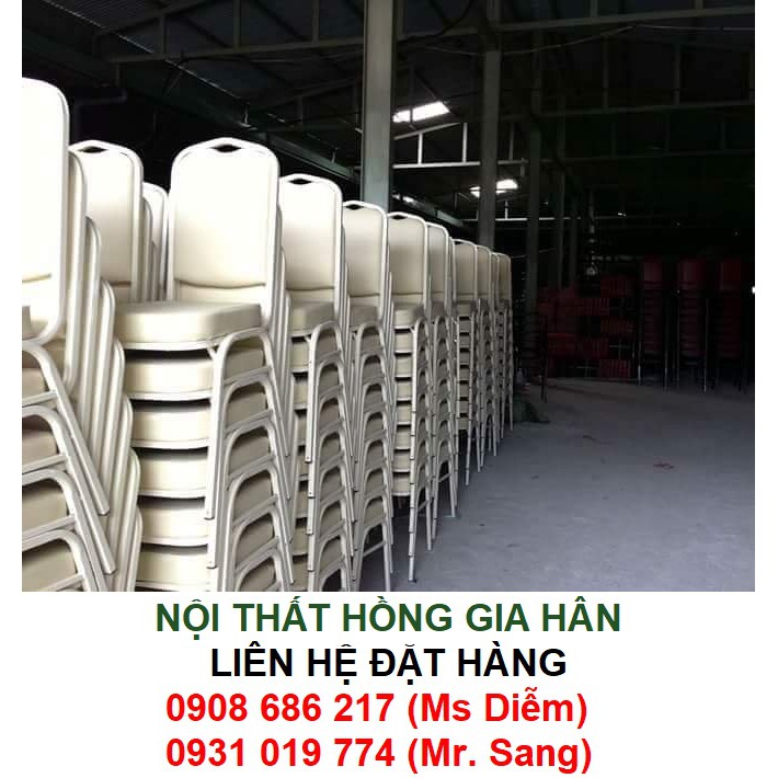 Ghế sắt cao cấp nhà hàng tiệc cưới HGH838