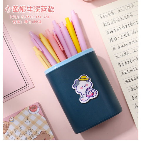 Ống đựng bút để bàn in hình hoạt hình cute  Clovershop68