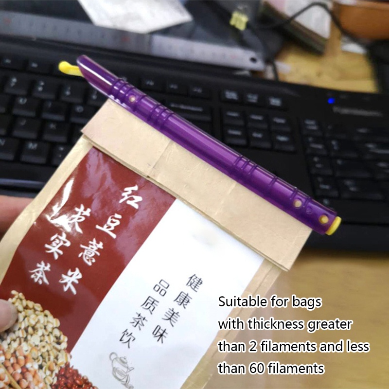 Set 30 Kẹp Nhựa Niêm Phong Túi Thực Phẩm 5 Màu