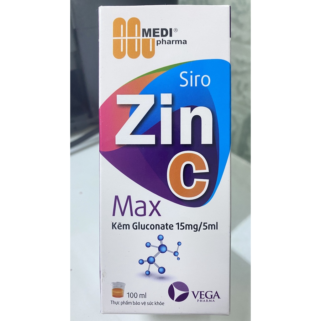 Siro Zinc Max.bổ sung kẽm giúp bé tăng đề kháng,rối loạn tiêu hóa,tiêu chảy,thiếu hụt kẽm