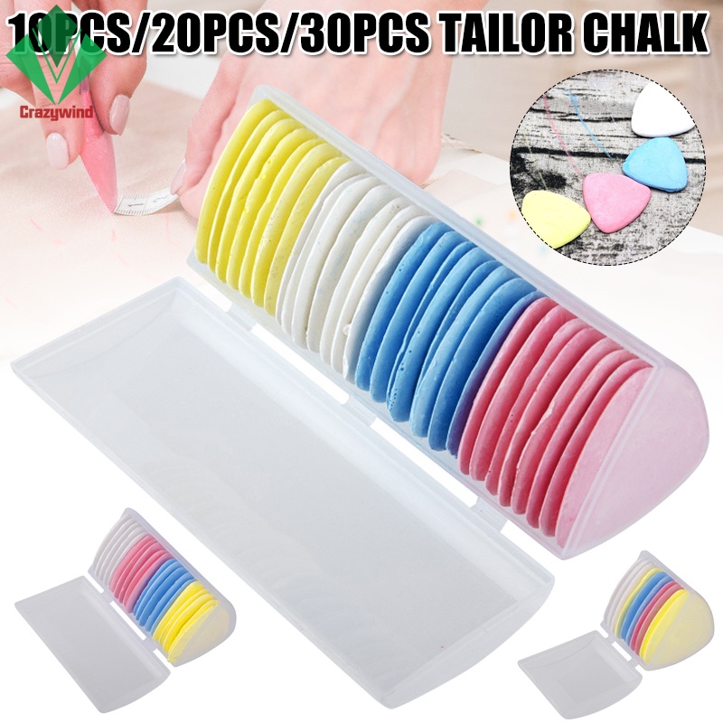 Bộ 10/20/30 Phấn Viết Phấn Cho Thợ May DIY Có Thể Tái Sử Dụng