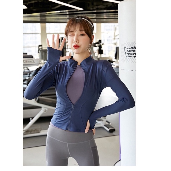 Áo khoác tập gym yoga nữ hot trend 2023
