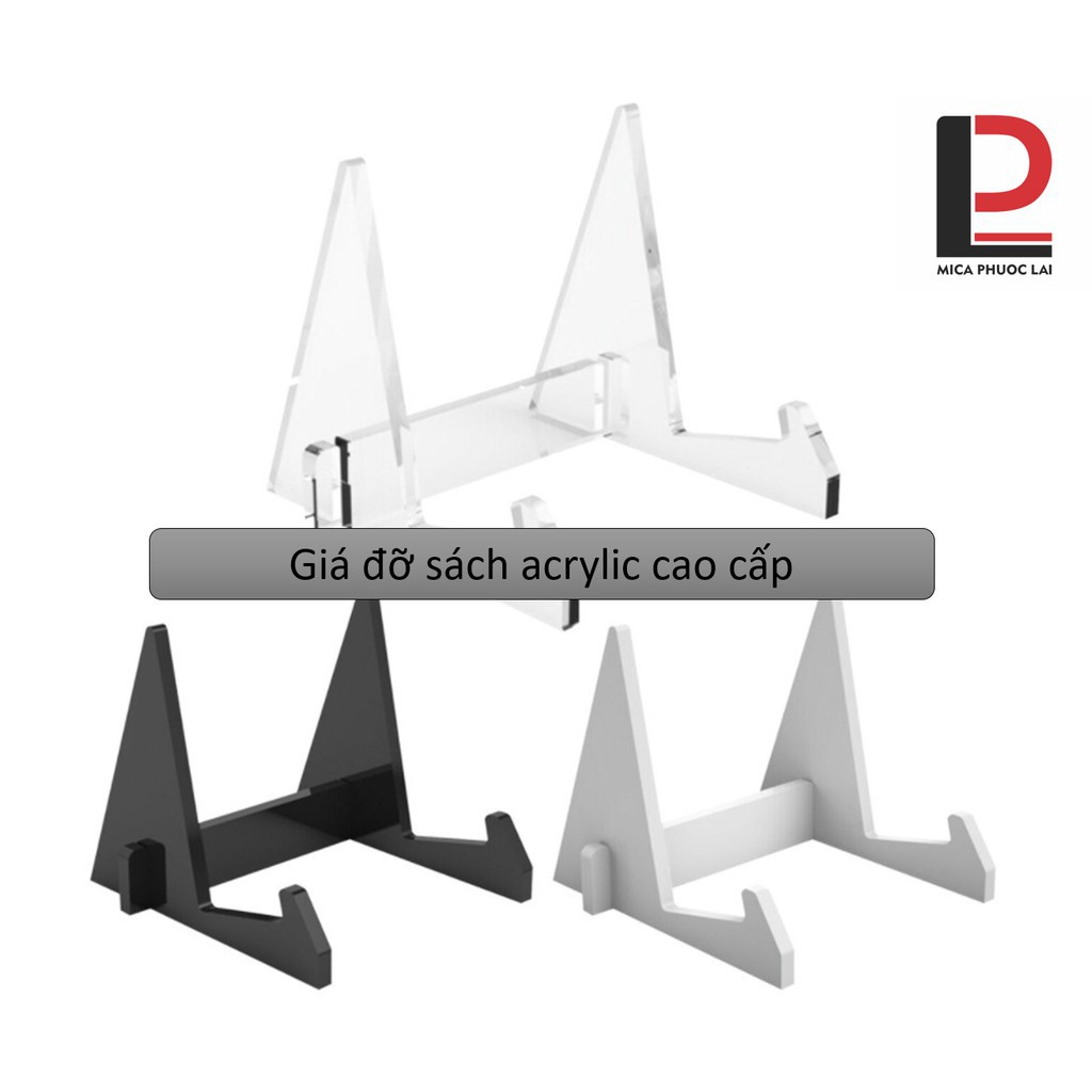 Giá đỡ sách acrylic cao cấp/ Đế mica trưng bày sản phẩm