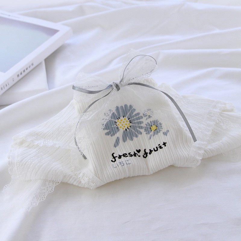 QUẦN LÓT NỮ COTTON CÚC HOẠ MI CO GIÃN SIÊU XINH