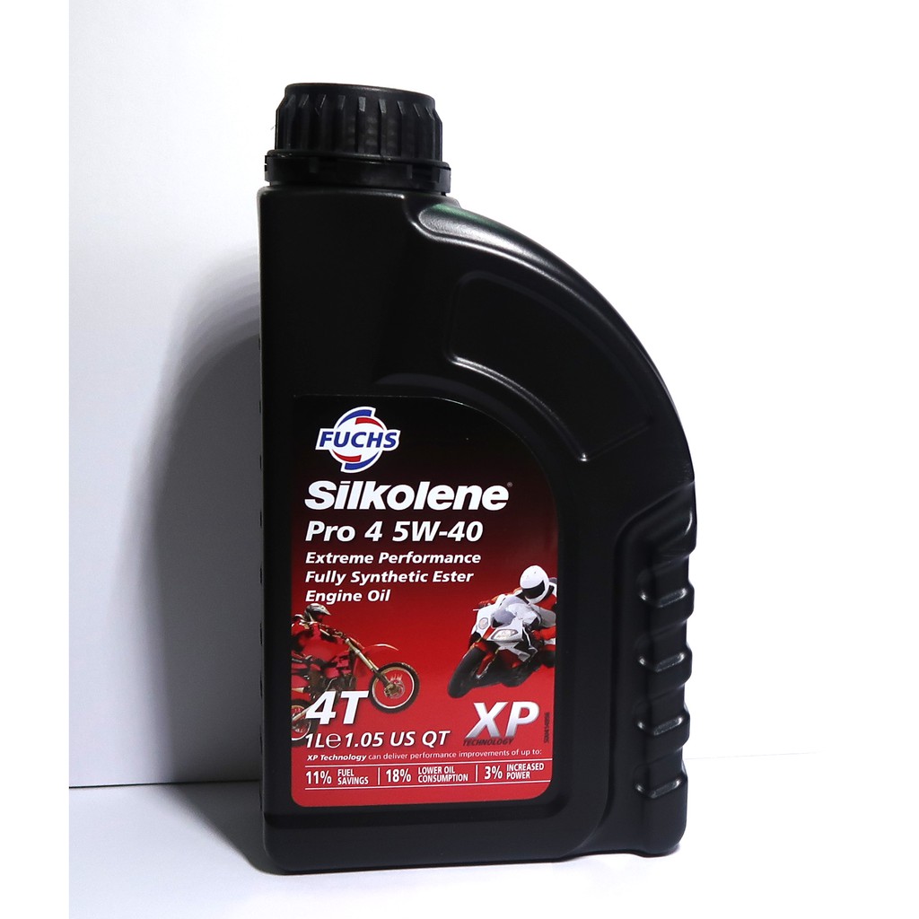 1,4 Lít Nhớt FUCHS SILKOLENSE 5W40 + Lọc Suzuki Raider, Satria, GSX, ...