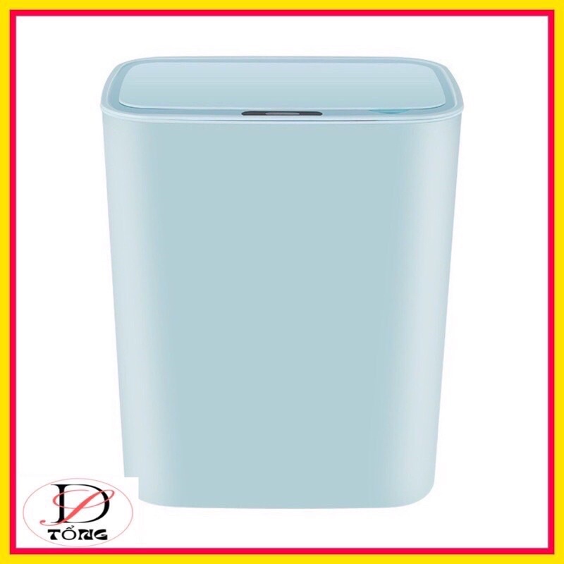 Thùng rác cảm ứng hộp đựng rác tự động mở lắp pin tiểu thông dụng dung tích 15L