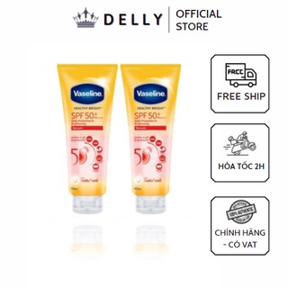Kem dưỡng chống nắng Vaseline 50X - dưỡng trắng, dưỡng ẩm da an toàn(Thái Lan)