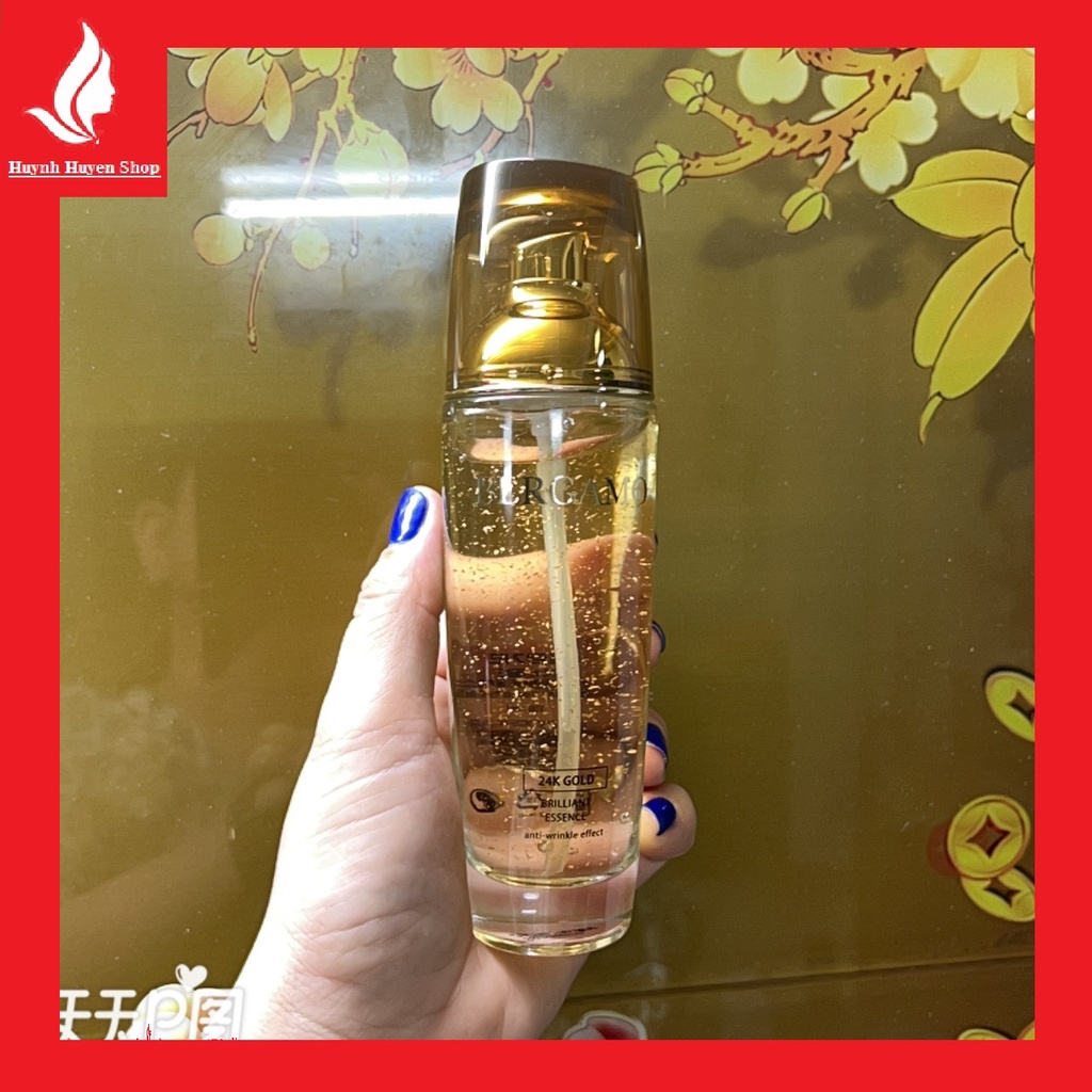 Serum Bergamo 24K Gold dưỡng trắng da siêu trắng mịn Hàn Quốc chai 110ml