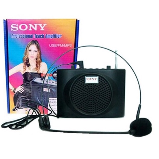 Máy trợ giảng Sony SN-898: nghe nhạc USB, đài FM