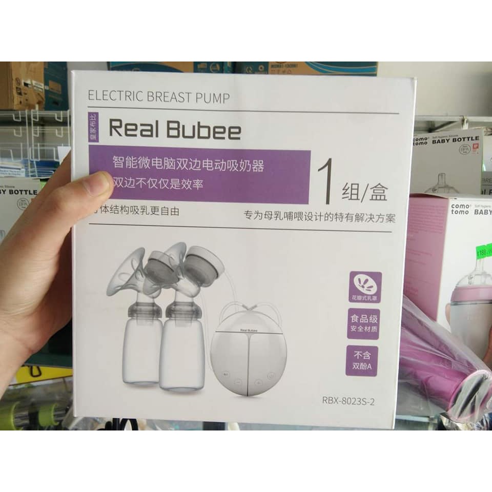 Máy hút sữa điện đôi Real Bubee