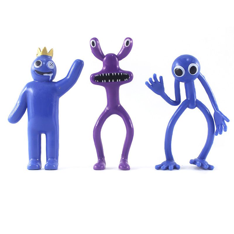 Hot Game 6/8Pcs Roblox Rainbow Friend Model Decoration Handmade Doll Peripheral Toys Kids Gifts