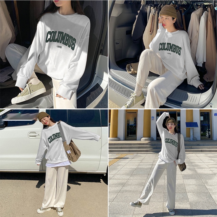 Áo Sweater Nam Nữ unisex COLUMBUS phong cách Hàn Quốc cá tính, Chất nỉ bông đẹp mã HD220 Áo Nỉ Nam Nữ | BigBuy360 - bigbuy360.vn