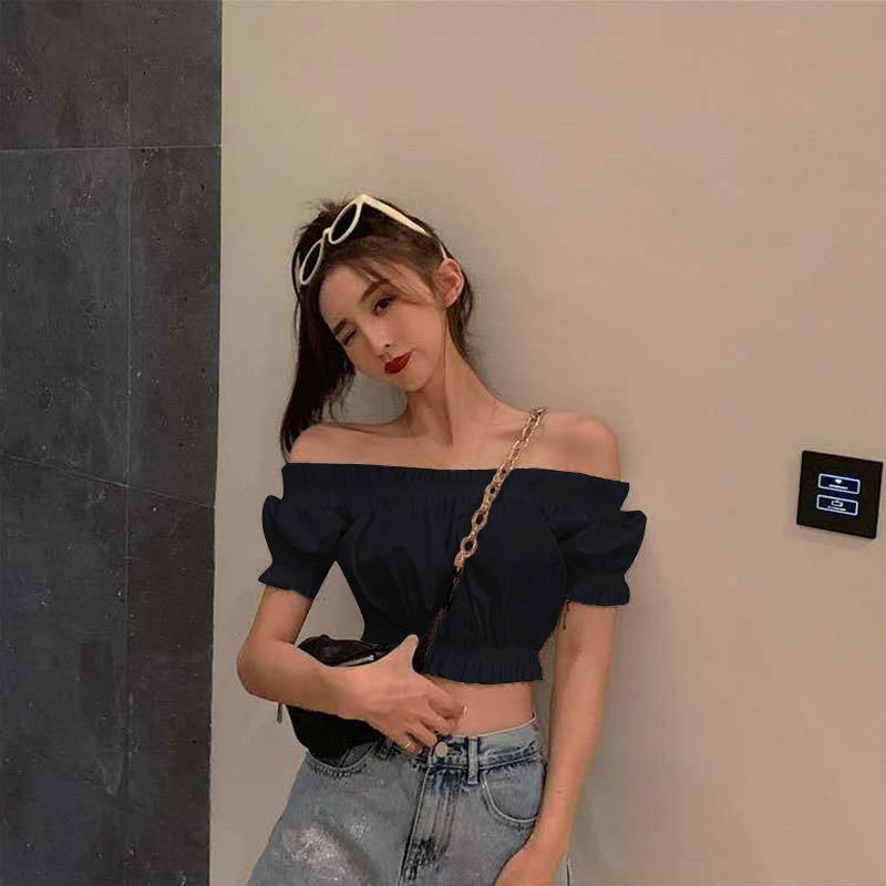 Áo Croptop Phong Cách Hàn Quốc Thời Trang Dành Cho Nữ