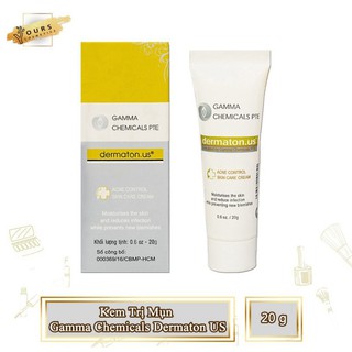 [Phân Phối Chính Thức] Kem Chấm Mụn Gamma Chemicals Dermaton US 20gr - Có Giấy Chứng Nhận An Toàn Bộ Y Tế Q419