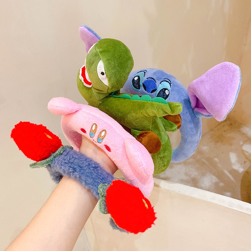 Băng Đô Tai Gấu Nhồi Bông Kiểu Hoạt Hình Dễ Thương