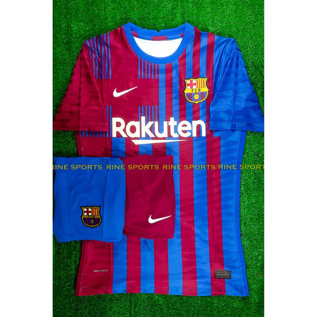 Bộ áo bóng đá Barcelona - barca Super bodyfix Player  Thailand mùa giải 2021-2022 Chuẩn thi đấu