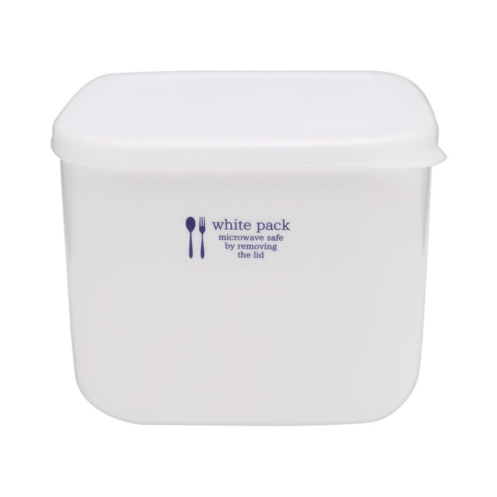 Hộp nhựa đựng thực phẩm White Pack Nakaya an toàn dùng cho lò vi sóng 1L Nhật Bản - Tetuchan Store
