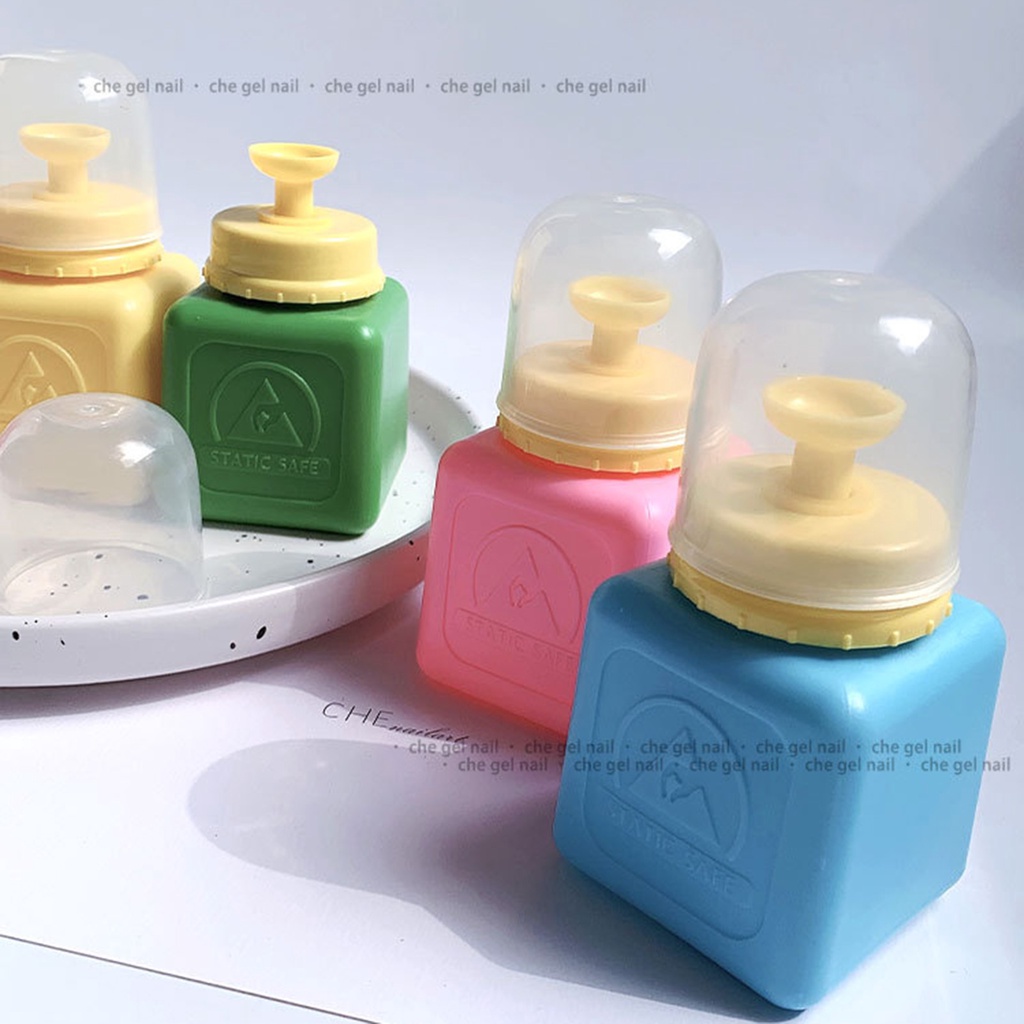 Chai Rỗng Đựng Dung Dịch Tẩy Trang 120ml Thiết Kế Dạng Nhấn Tiện Dụng