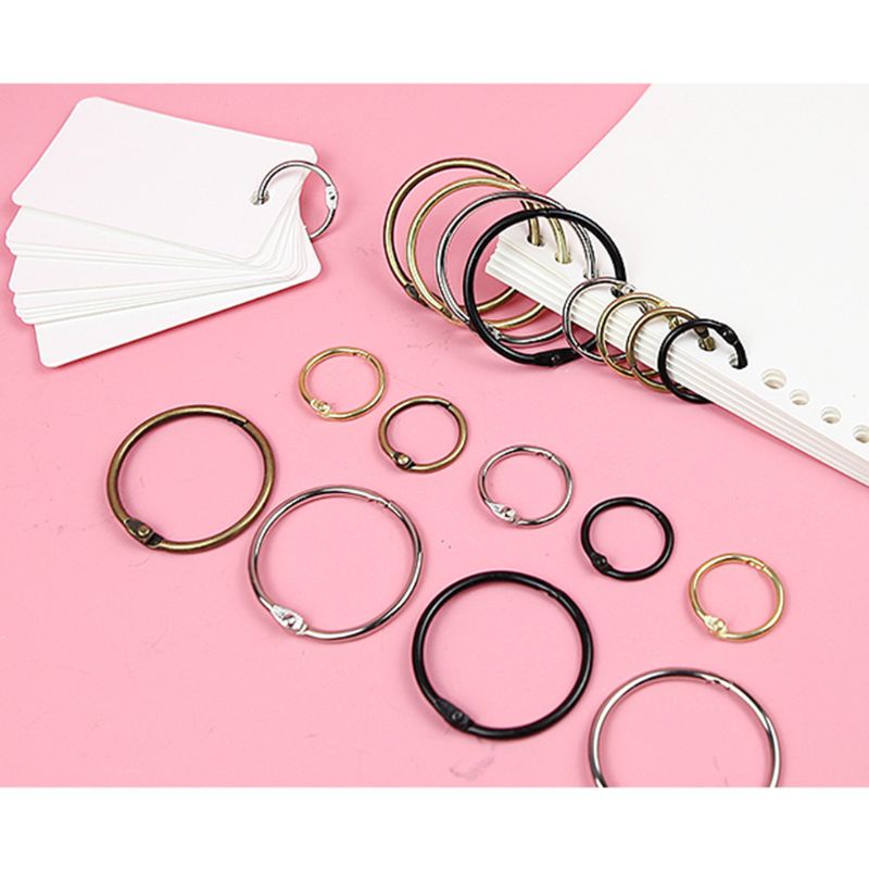 Set 10 Sổ Tay Ghi Chú Bằng Kim Loại DIY Cho Bé
