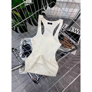 Áo ba lỗ hai lớp dáng dài chất cotton