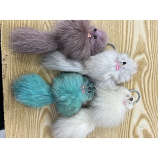 Móc khoá hồ ly lông thiệt