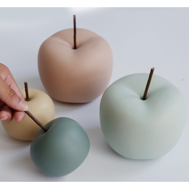 Táo ceramic trang trí  -a004