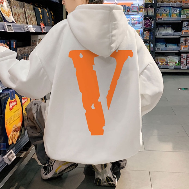 Áo Hoodie dài tay in chữ V thời trang cho nam size M-5XL