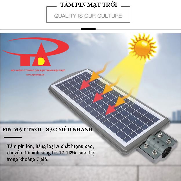 Đèn led cob 120 led năng lượng mặt trời liền thể cảm biến chuyển động